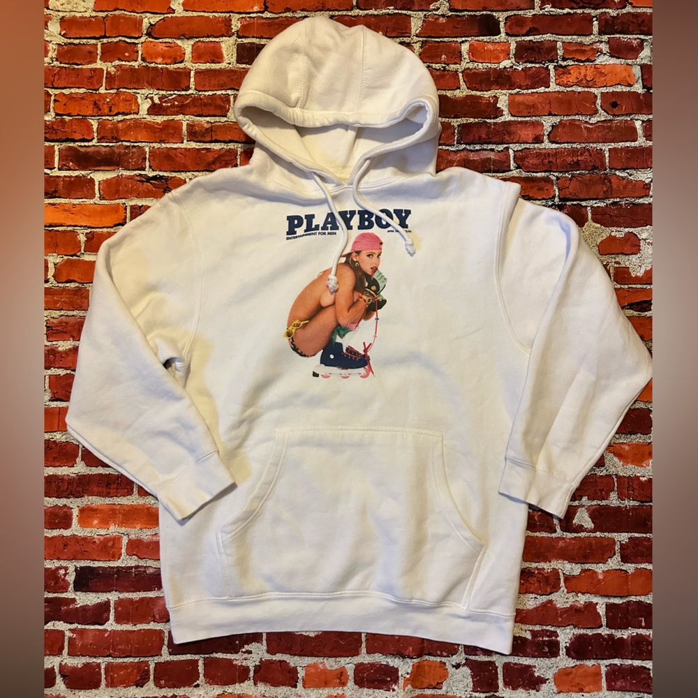Playboy Hoodie Julie Clarke 1991  Size L